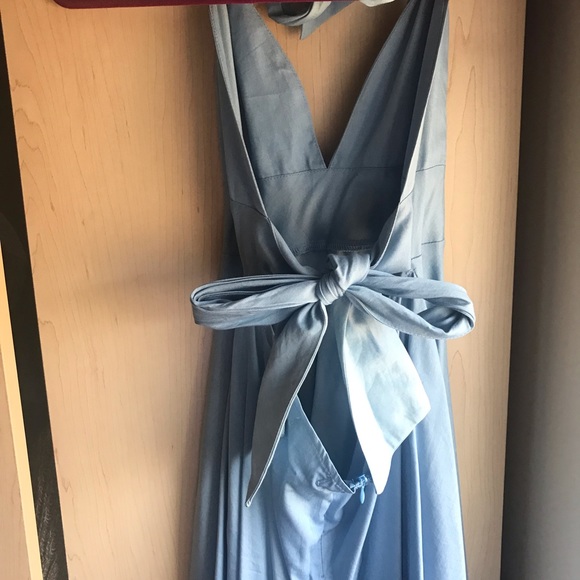 Lulus blue tie dress - Picture 3 of 5